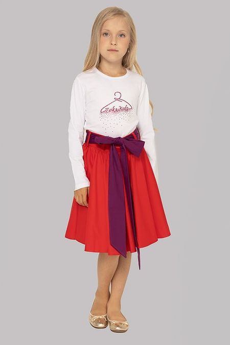 Лонгслив хлопковый с принтом EVIKA KIDS