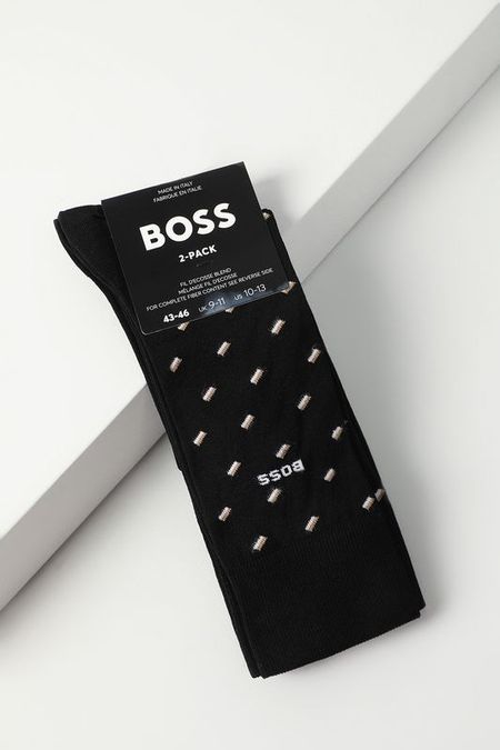 Набор из 2 пар хлопковых классических носков BOSS