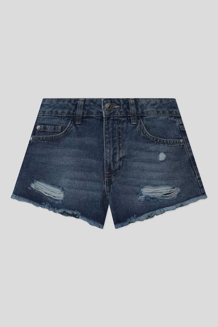 Шорты хлопковые рваные Republic of Denim