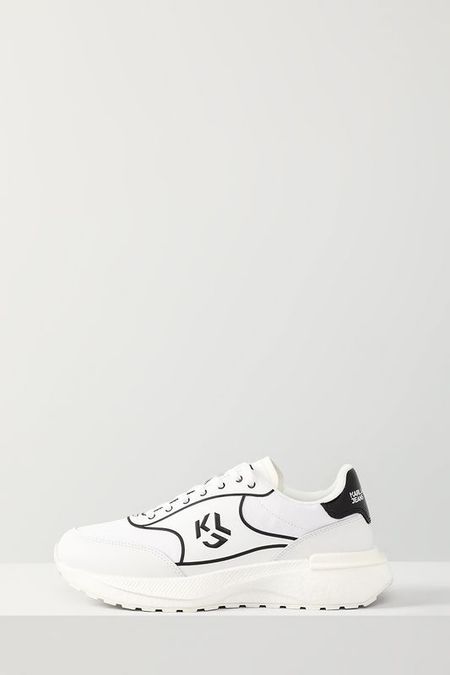 Кроссовки комбинированные с логотипом Karl Lagerfeld Jeans