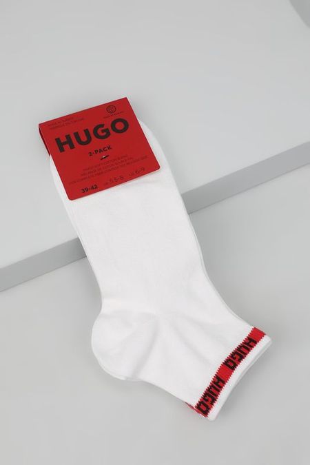 Набор из 2 пар хлопковых укороченных носков HUGO
