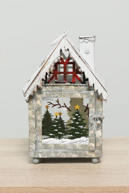 Фонарь-домик рождественский Милый дом Holiday Classics
