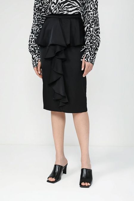 Юбка карандаш с оборкой Karl Lagerfeld