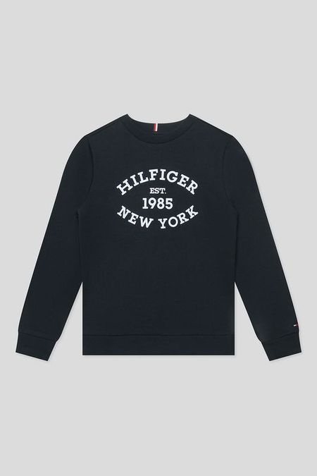 Свитшот хлопковый с логотипом Tommy Hilfiger