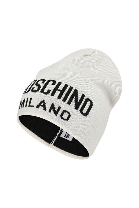 Шапка-бини логотипом Moschino