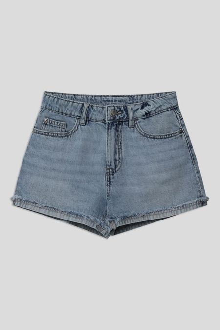 Шорты джинсовые с эффектом потертости Republic of Denim