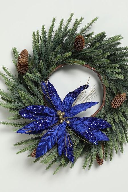 Новогоднее украшение Needle Burst Flower On Clip GOODWILL