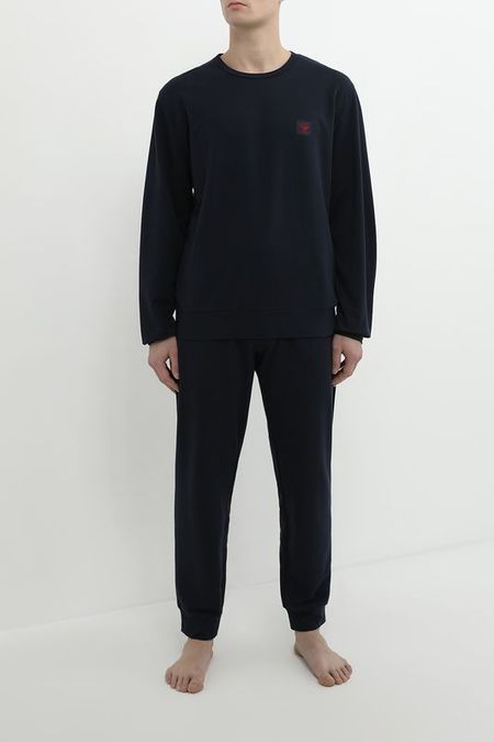 Комплект домашний из свитшота и брюк EMPORIO ARMANI