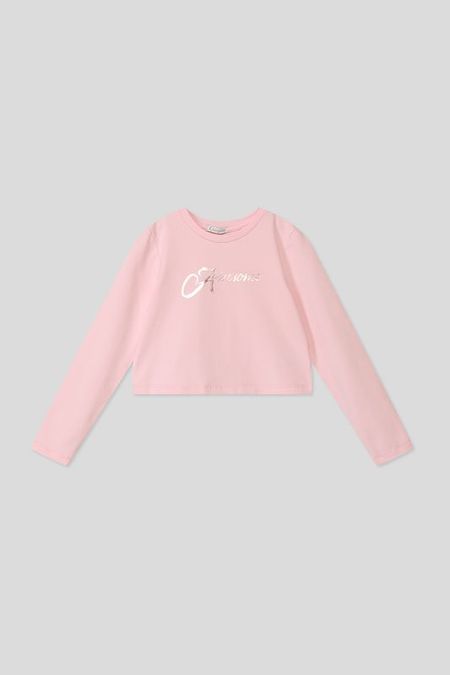 Лонгслив хлопковый укороченного кроя Choupette