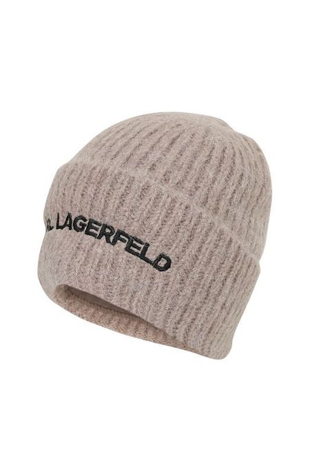 Шапка из смесовой шерсти с логотипом Karl Lagerfeld