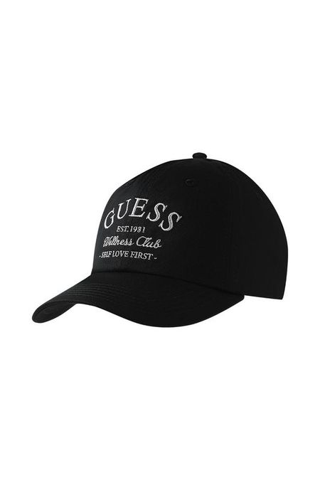 Бейсболка хлопковая с логотипом Guess