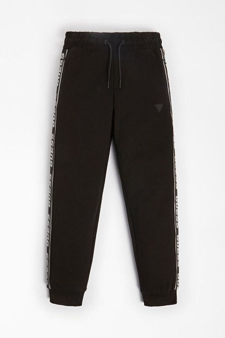 Брюки хлопковые с тесьмой на боку Guess