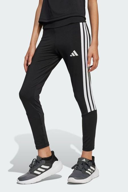 Легинсы с фирменной полосой и логотипом Adidas