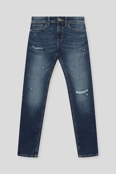 Джинсы с эффектом потертости Republic of Denim