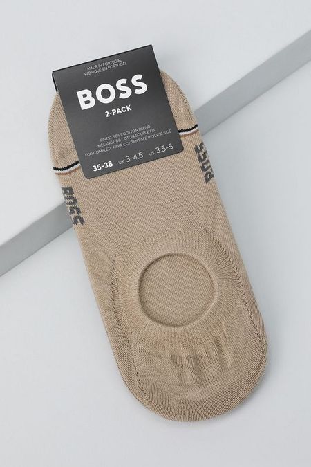 Набор из 2 пар хлопковых подследников BOSS