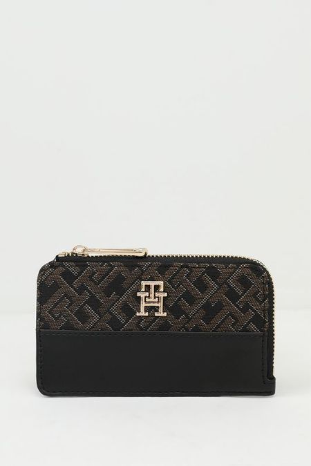 Кошелек с принтом из монограмм TH Jacquard Tommy Hilfiger