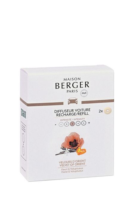 Авто сменный блок Восточный бархат, 2 шт Maison Berger Paris