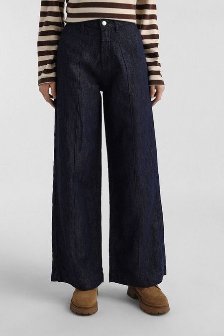 Джинсы на кокетке с широкими штанинами Carrera Jeans