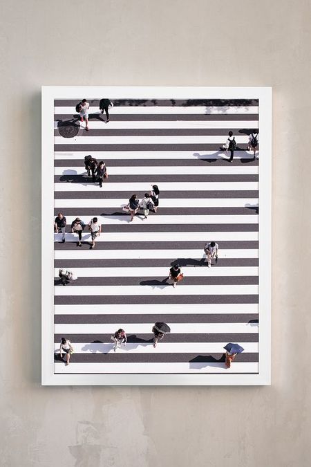 Постер Городская суета в раме Gallery 5