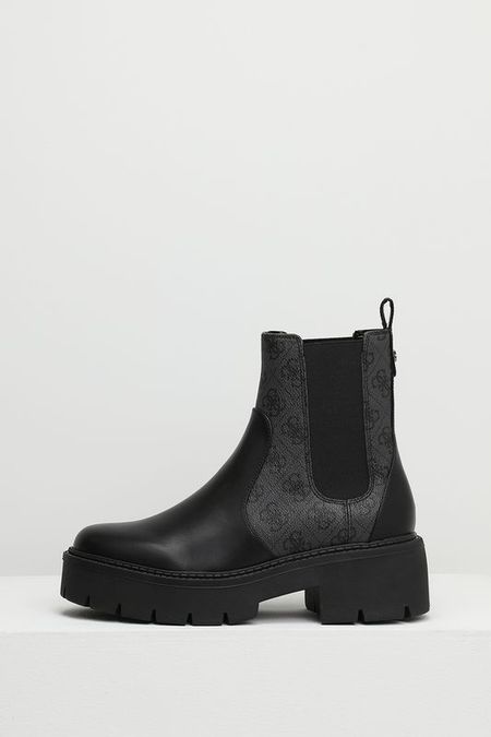 Сапоги-челси на массивной подошве Guess