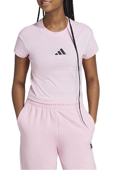 Футболка хлопковая с логотипом Adidas