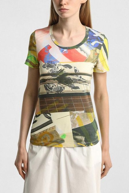 Футболка с принтом Desigual
