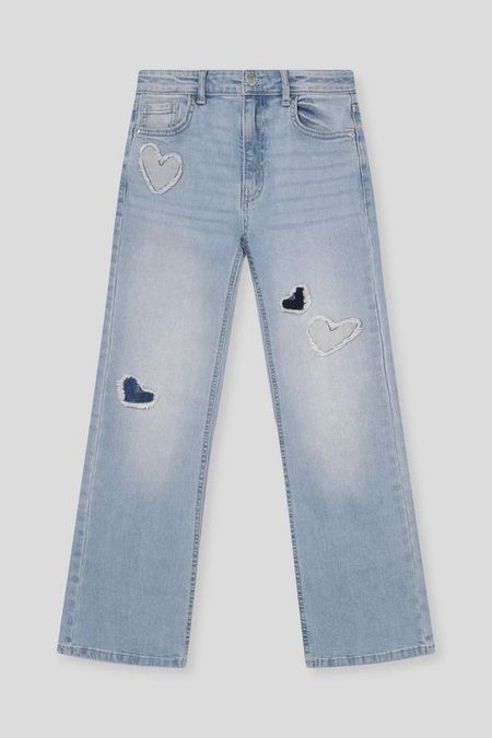 Джинсы клеш с нашивками Republic of Denim