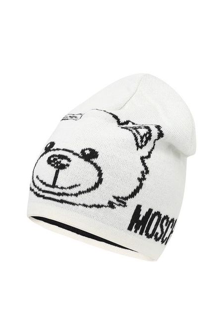 Шапка из смесовой шерсти с логотипом Moschino