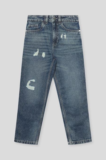 Джинсы с эффектом потертости Republic of Denim