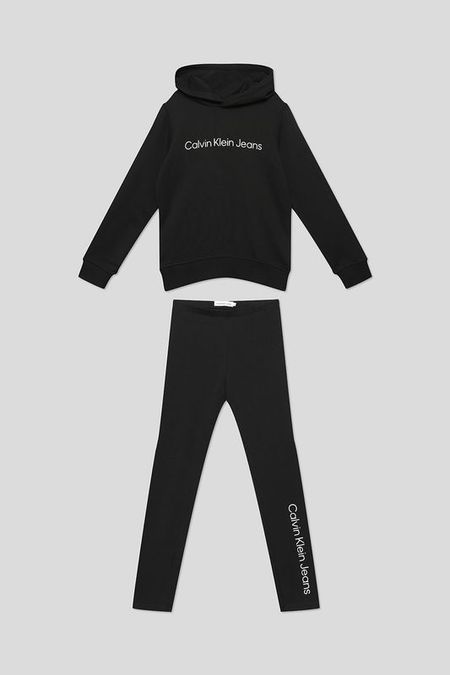 Спортивный костюм хлопковый с логотипом Calvin Klein Jeans