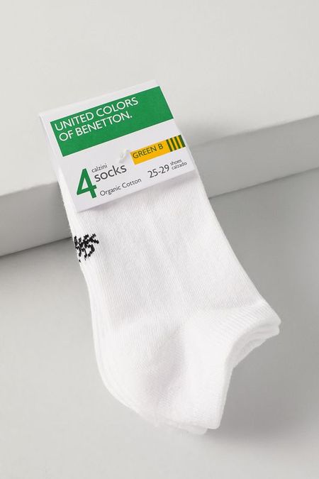 Набор из 4 пар хлопковых носков Benetton Undercolors