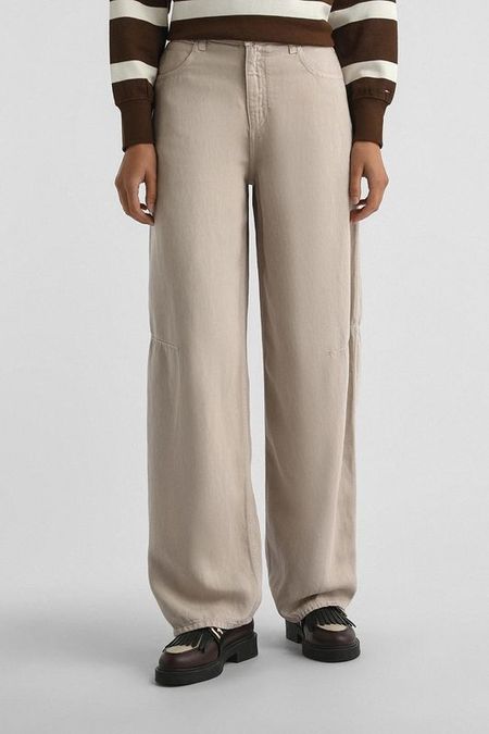 Брюки прямого кроя EMPORIO ARMANI