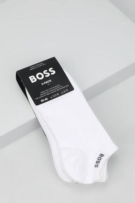 Набор из 5 пар коротких хлопковых носков BOSS