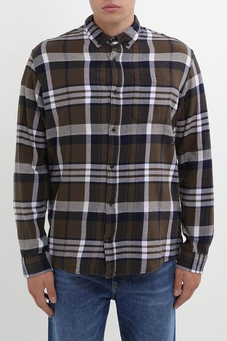 Рубашка хлопковая в клетку Jack & Jones