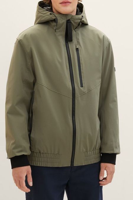 Куртка утепленная с капюшоном на кулиске TOM TAILOR