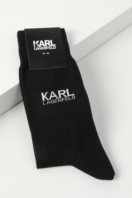 Носки хлопковые классические с логотипом Karl Lagerfeld
