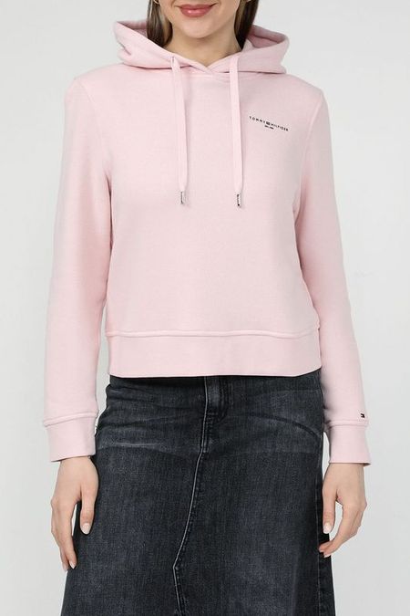 Худи хлопковое с логотипом Tommy Hilfiger
