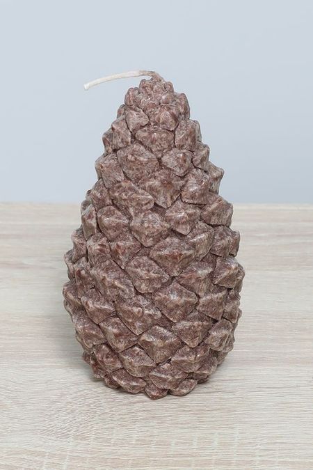 Аромасвеча Фигурная Шишка средняя с хвойным ароматом Bougies la francaise
