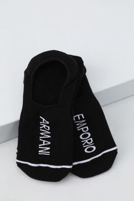 Набор из 2 пар хлопковых подследников EMPORIO ARMANI