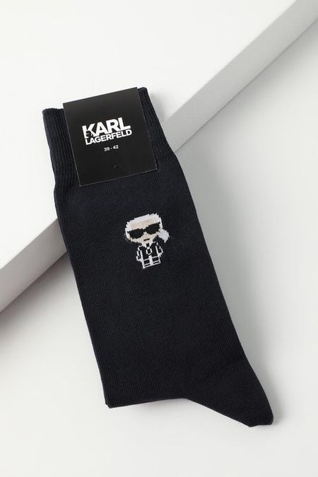 Носки классические из хлопка с логотипом Karl Lagerfeld