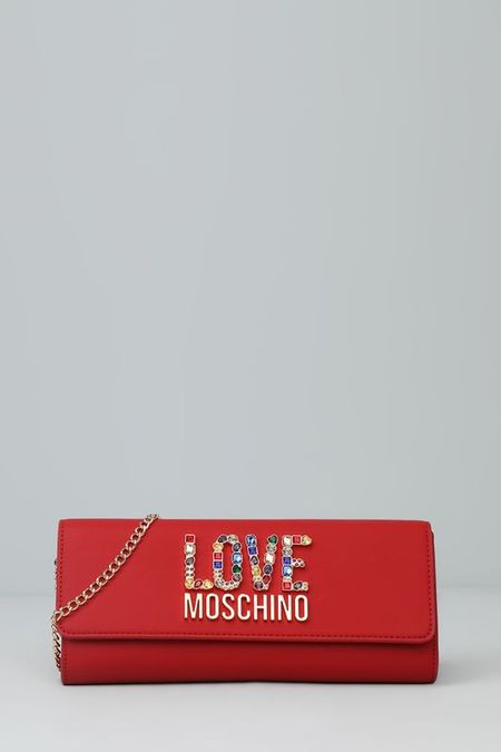 Сумка кросс-боди с логотипом Rhinestone Love Moschino