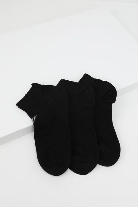 Набор из 3 пар хлопковых носков укороченных EMPORIO ARMANI