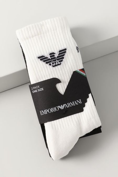 Набор из 2 пар хлопковых классических носков EMPORIO ARMANI