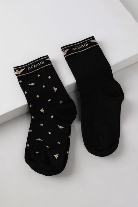 Набор из 2 пар хлопковых носков классических EMPORIO ARMANI