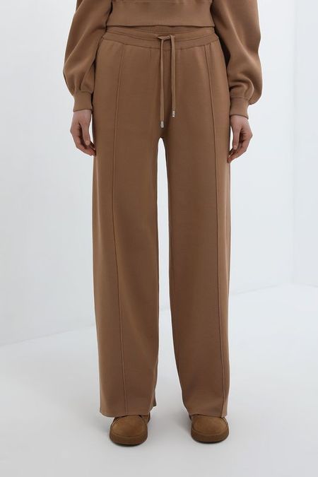 Брюки хлопковые на эластичном поясе Pinko
