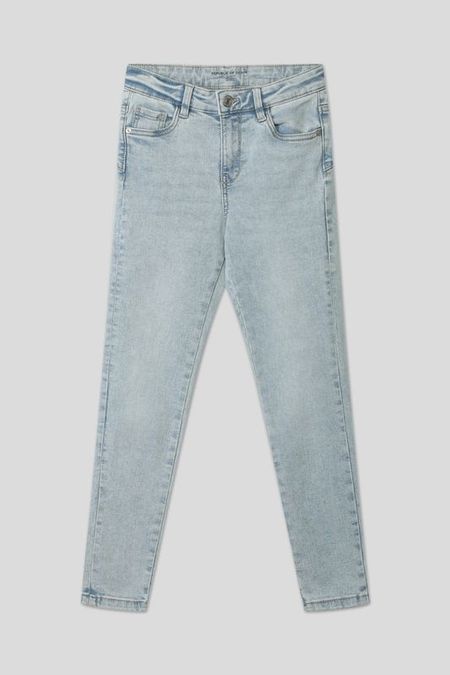 Джинсы с эффектом потертости Republic of Denim