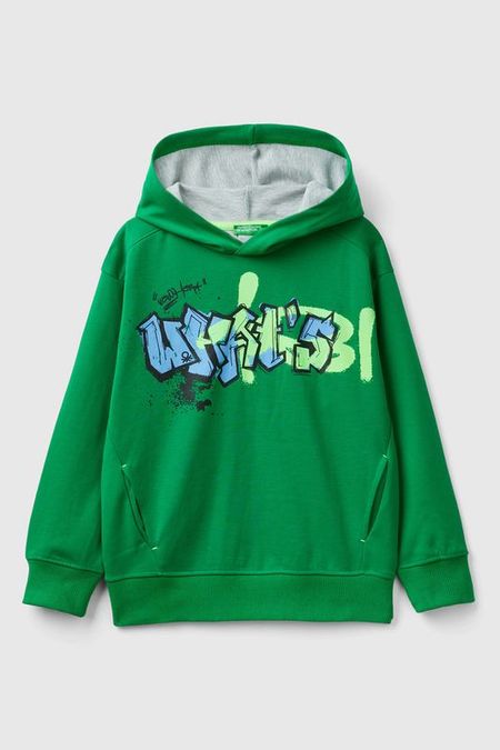Худи с принтом Benetton