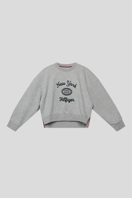 Свитшот хлопковый с логотипом Tommy Hilfiger