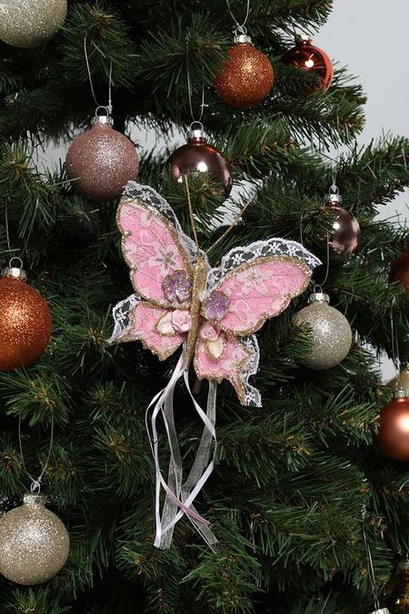 Новогоднее украшение Butterfly On Clip в ассортименте GOODWILL
