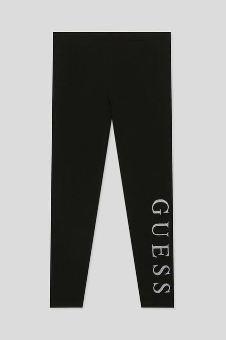 Легинсы хлопковые с логотипом Guess